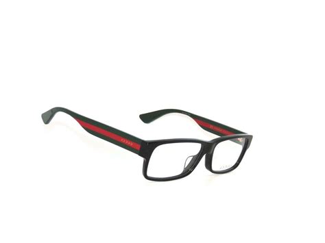 Gucci GG0344OA Eyeglasses 001 Black/Multicolor 56 mm